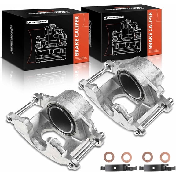 A-Premium Brake Caliper Without Bracket Compatible with Pontiac Firebird 1969 Ventura 1971-1974 Buick Apollo Front Side 2-PC Set