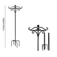thumbnail image 3 of NWOKYZGH Shepherds Hooks for Outdoor, Heavy Duty Adjustable Bird Feeder Pole Garden Decor Shepherds Hook for Hanging Bird Feeder, Plant Baskets, Hummingbird Feeder for Outside, 3 of 8