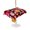 Brown, variant on Outdoor Tablecloth with Umbrella Hole for Patio/Picnic/Party/Camping, Colorful Flowers Waterproof Table Cloth Round Cover Washable, Spring Watercolor Love Heart Floral Pink (Dia 54")
