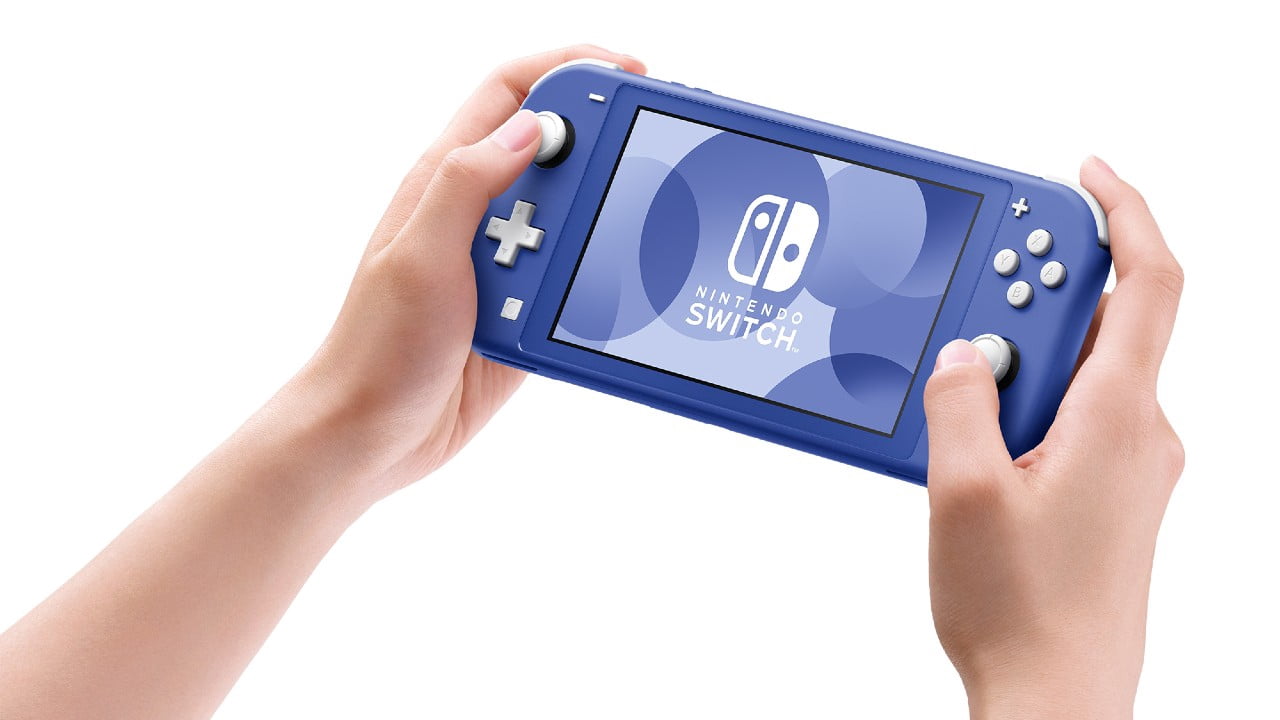 Nintendo Switch Lite Blue (International Edition) Bundle with The Legend of Zelda: Breath of the Wild