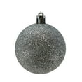 thumbnail image 6 of 2.3 Inch Shiny, Glitter and Matte Silver Plastic Ball Ornaments Set of 12, 6 of 9