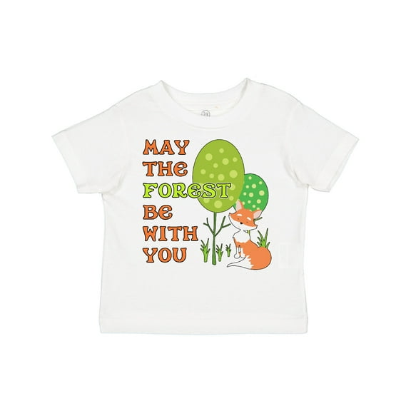 Inktastic May the Forest Be with You Cute Fox Boys or Girls Toddler T-Shirt