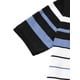 thumbnail image 4 of Camiseta De Golf A Rayas Bloque De Color Mangas Cortas Polo Para Hombres Negro Blanco Azul S, 4 of 5