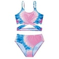 thumbnail image 2 of ASFGIMUJ Toddler Girls Swimsuit Bikini Bikini Teenager Adjustable Shoulder Straps Girls Bathing Suit,2 Piece,Size 8-9Y, 2 of 4