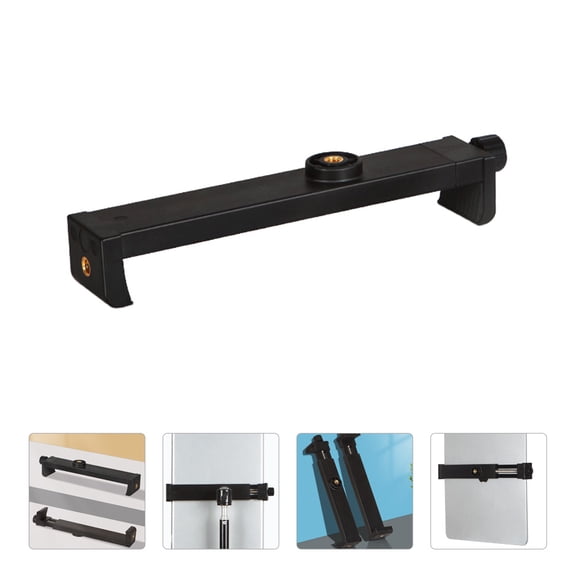 12.9 Inch Tablet Tripod Mount with Adjustable Holder Clip, Secure Tablet Stand Attachment for Photography and Video
