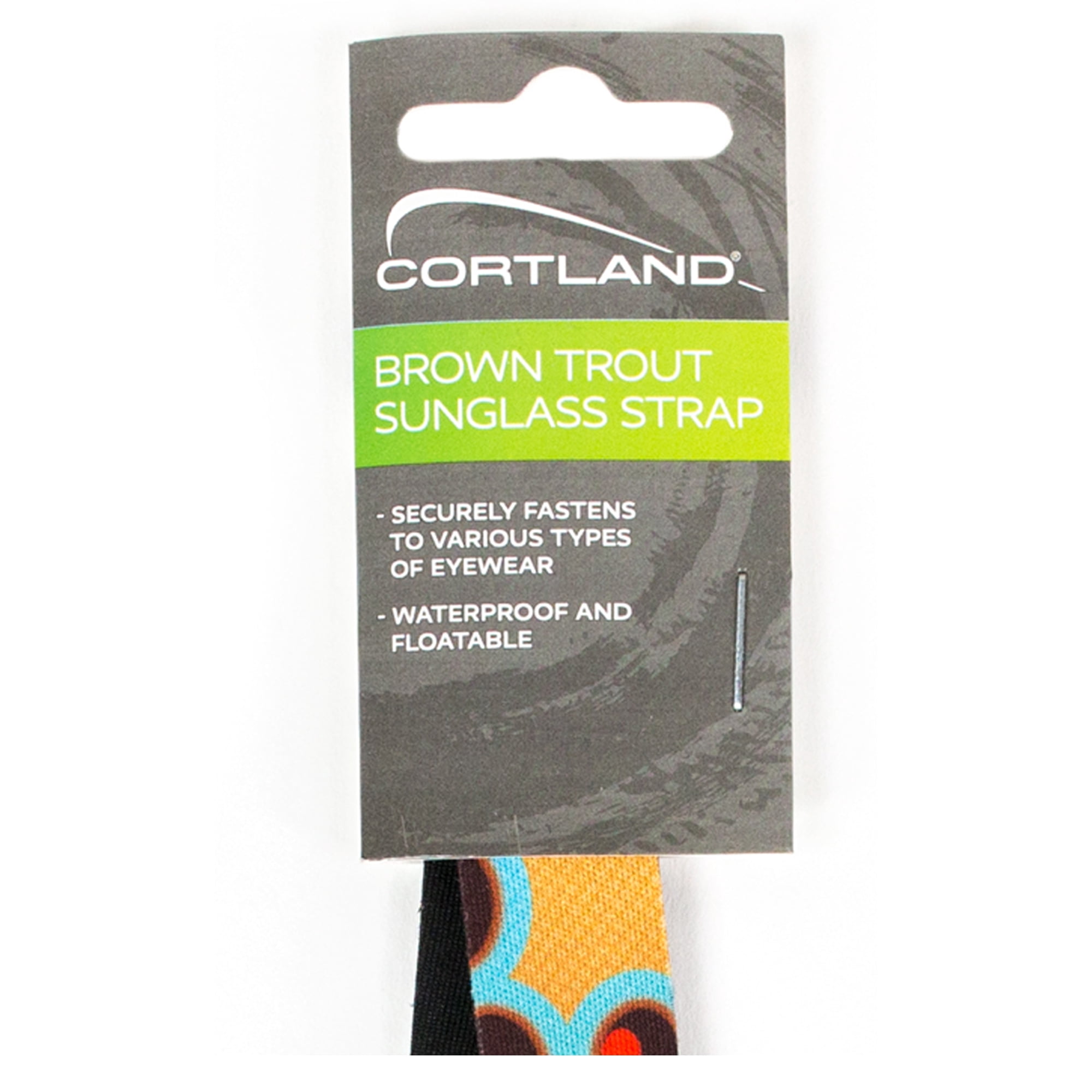 (2 pack) Cortland Fairplay Brown Trout Neoprene Sunglass Strap/Cord, 664371