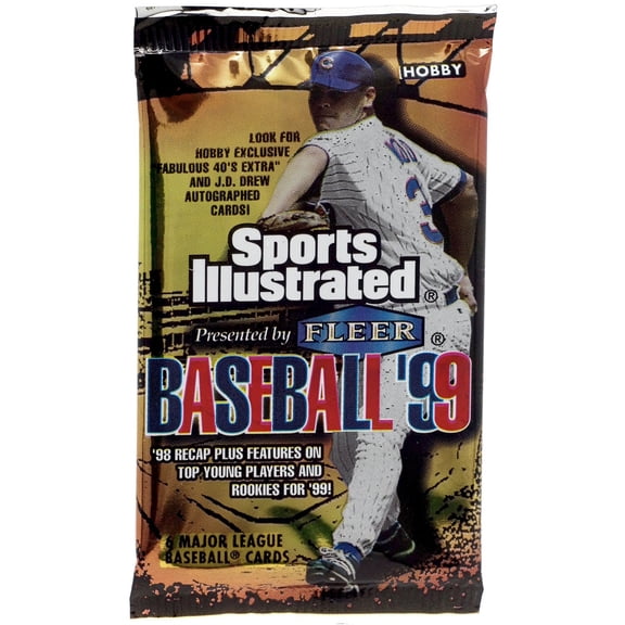MLB Fleer 1999 Sports Illustrated Baseball Trading Card HOBBY Pack (6 Cards)