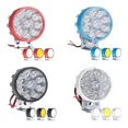 thumbnail image 1 of Faro 9 Led Redondo Bicolor Blanco Ambar Auxiliar Auto Moto F, 1 of 7