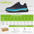thumbnail image 3 of OrthoComfoot Men's Fashion Sneakers with Arch Support, Comfortable Waterproof Shoes for Plantar Fasciitis, Orthopedic Walking Shoes for Heel and Foot Pain Relief, 3 of 7