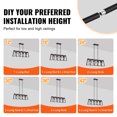 thumbnail image 3 of VEVOR 4-Light Kitchen Island Pendant Lights 60W Adjustable Dining Room Light E26, 3 of 9