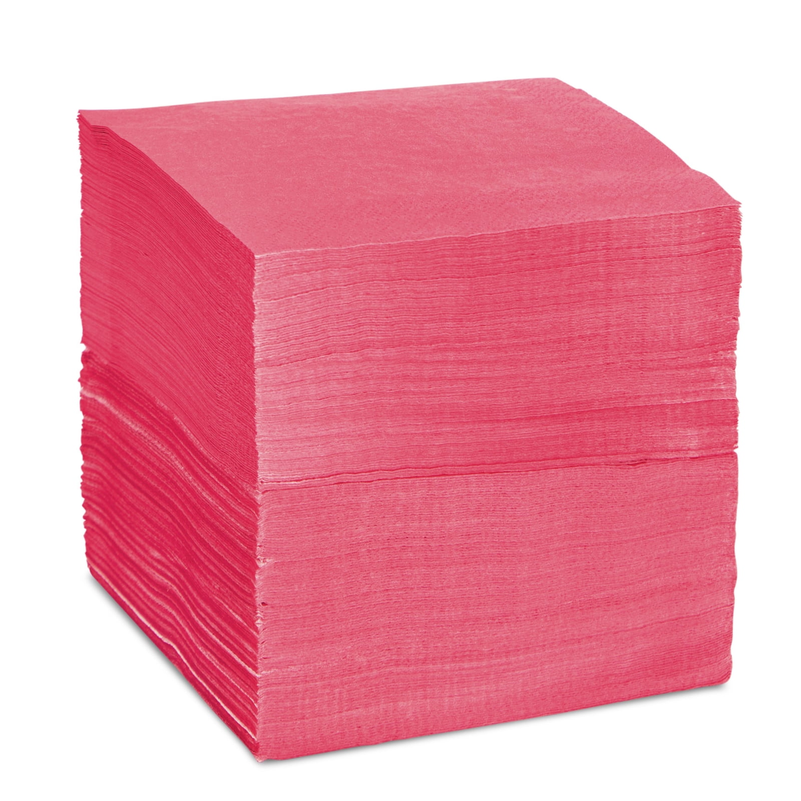 Brunch Party Supplies, Pink Paper Napkins (5 x 5, 50 Pack), PACK