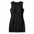thumbnail image 7 of Tqcoqu Womens Tennis Dresses with Pockets,Crew Neck Sleeveless Side Slit Golf Athletic Dress,Black Women's S-XXL, 7 of 7