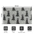thumbnail image 5 of Black Labrador Door Rugs,Washable Non Slip Door Mats Indoor,Decorative Door Mats,Entry Mat Indoor for Entrance,Bedroom,Kitchen,Bathroom,17"x30", 5 of 6
