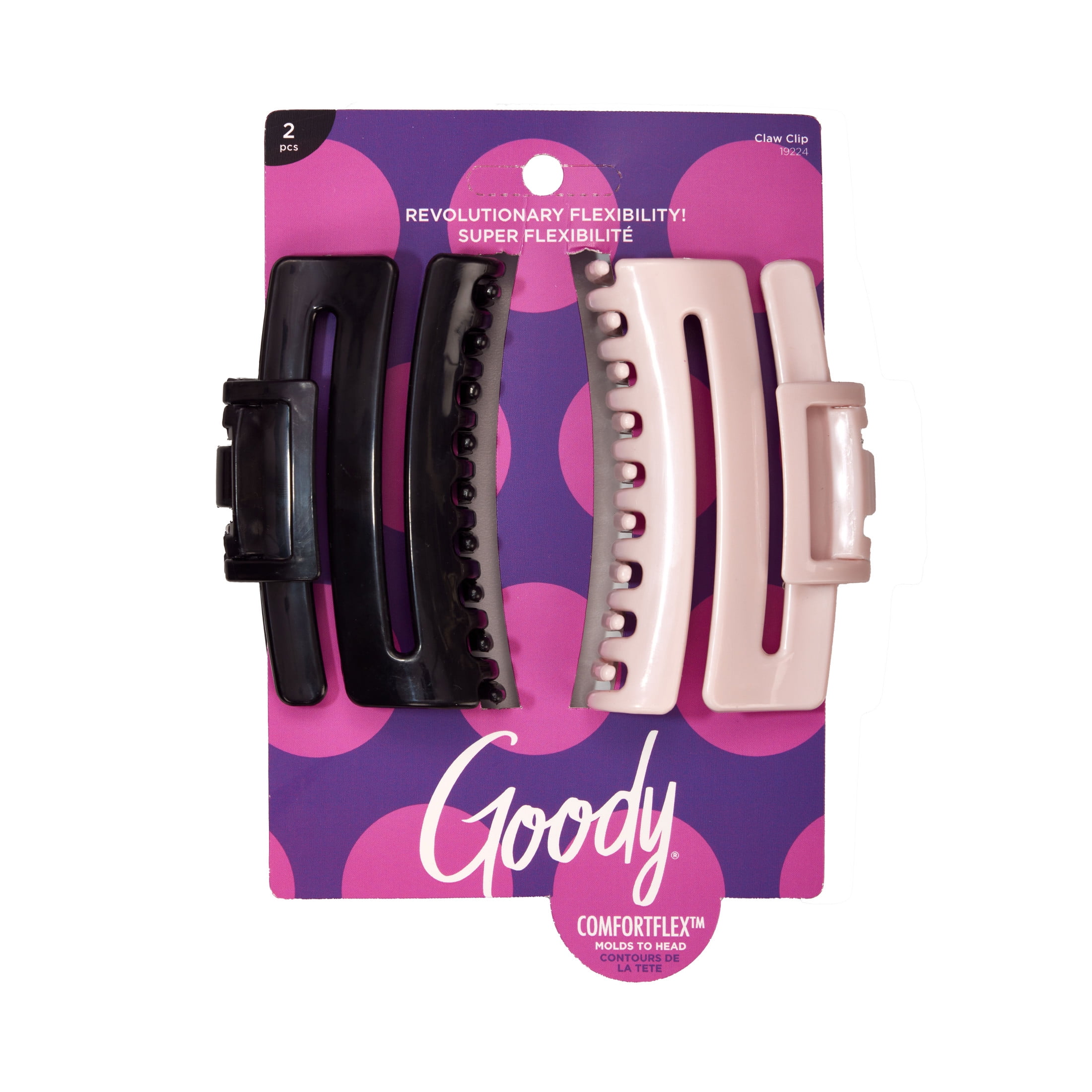 Goody x Lee Large Claw Hair Clip, No-Slip Grip, All Hair Types, 1
