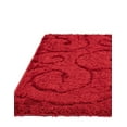 thumbnail image 4 of Unique Loom Floral Shag Collection Area Rug - Carved (2' 7" x 10' Runner Red), 4 of 7