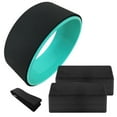 thumbnail image 1 of 4PCS Yoga Equipment Set Yoga Wheel Cotton Stretching Strap Stability EVA Blocks Yoga Pilates Meditation Exercise Set, 1 of 7