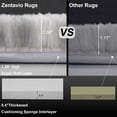 thumbnail image 3 of Alfombra Zentavio Soft Fluffy Shaggy de 180 x 270 cm para sala de estar, 3 of 7