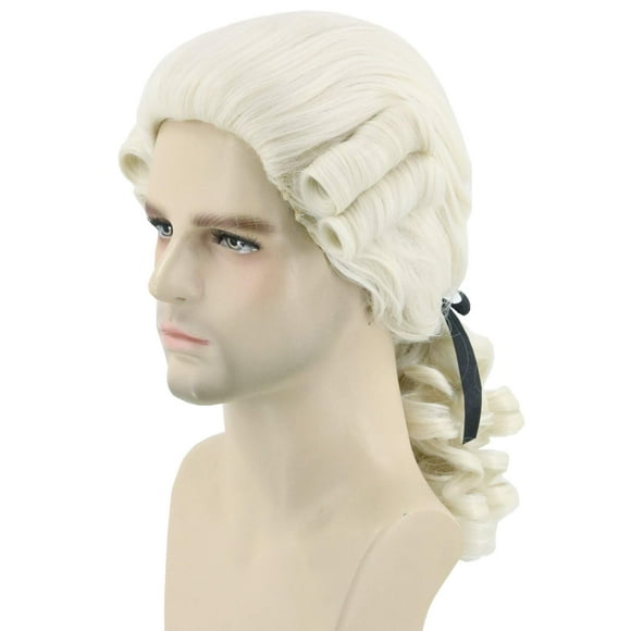 Disfraz de juez histórico colonial de Wig Topcosplay para hombre