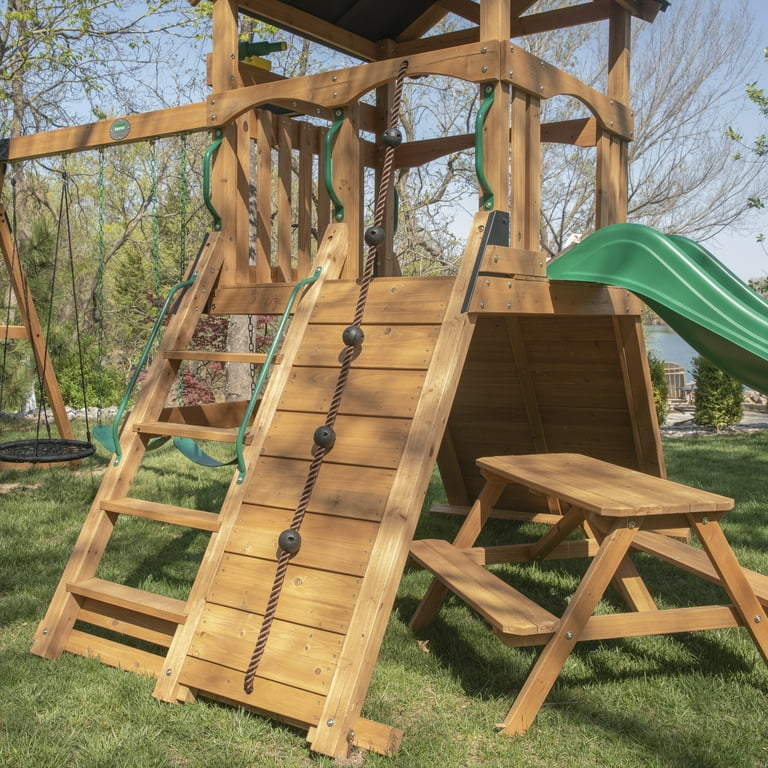 Backyard Discovery Endeavor II Wooden Outdoor Cedar Playground