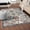 Blue, variant on Luxe Weavers Oriental Floral Red 6x9 Area Rug, Non-Shedding Distressed Style Carpet
