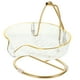 thumbnail image 1 of Jabonera de encimera, escurridor de jabón transparente con soporte de hierro, organizador de jabón para baño, 1 of 5
