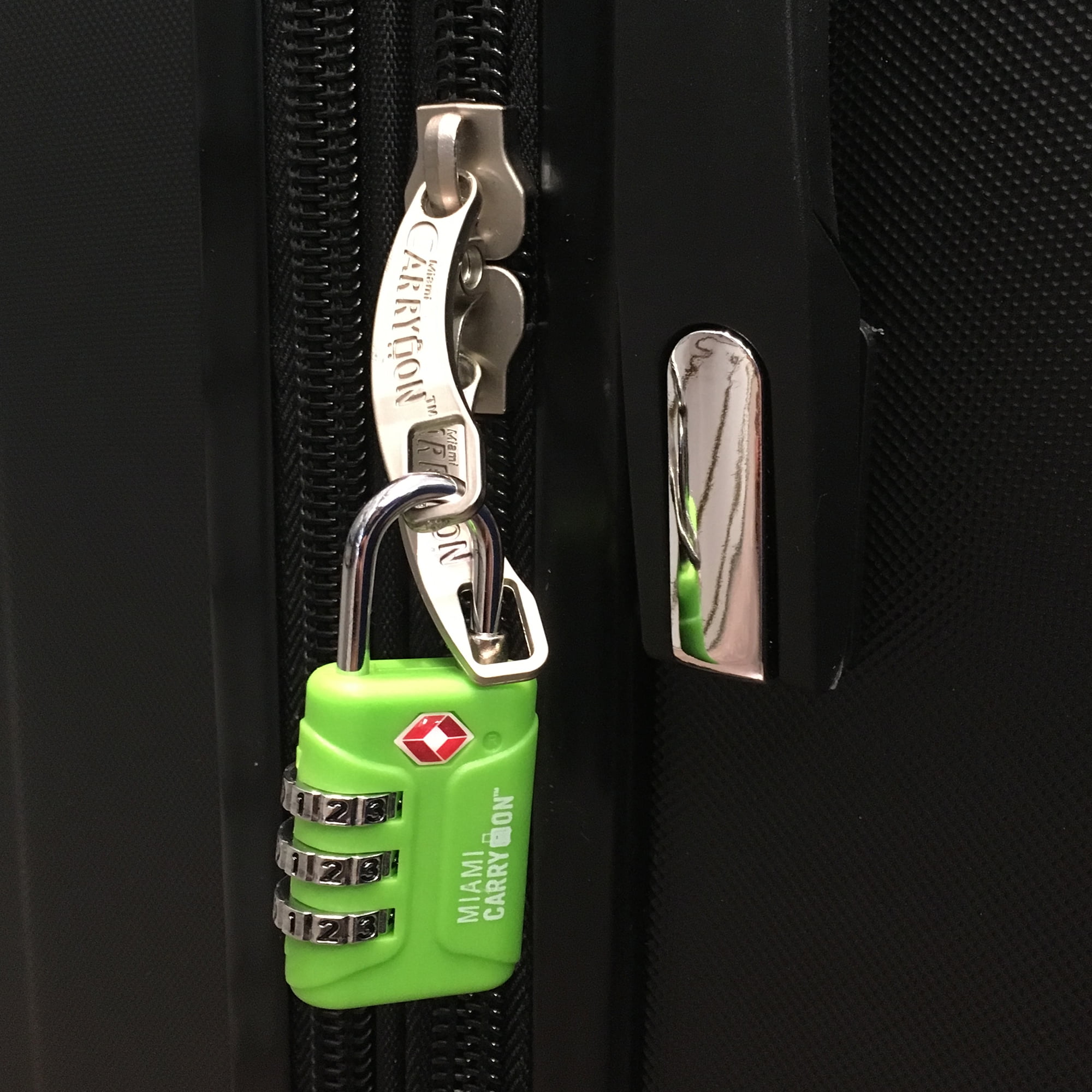 Miami CarryOn TSA Approved Combination Padlock / Luggage Lock