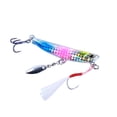 thumbnail image 5 of Cebo falso de Luya con placa de hierro para caballa de tiro largo, lentejuelas de Luya, lentejuelas giratorias modificadas, anzuelo doble, cebo para pesca en el mar en agua dulce, 5 of 5