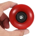 thumbnail image 4 of Unique Bargains Roues de Longboard 60mm avec Roulements ABEC-9 Roues de Rue pour Skateboards Cruiser 80A, Noir, Rouge Lot de 4, 4 of 4