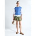thumbnail image 2 of Free Assembly Women's Scalloped Cable Knit Cotton Vest, Sizes XS-XXL, 2 of 5
