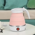 thumbnail image 5 of Folding Travel Kettle 600ml Electric Silicone Water Bottle Portable Heating Fast Kettle, 5 of 5