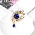 thumbnail image 4 of Broche con Lágrimas de Ángel YONGSHENG Grandes y Ojos Azules Dorados Esmalte de Cristal con Diamantes de Imitación 4 Unidades, 4 of 4