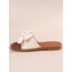 thumbnail image 3 of Women Bow Decor Slide Sandals, Fashion Summer Flat Sandals, 3 of 4