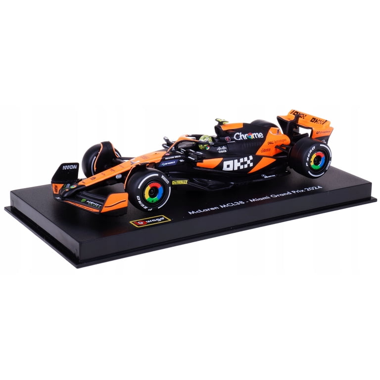 Maisto, Diecast Model, 1:43, McLaren MCL38 Norris #4 with Helmet