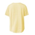thumbnail image 5 of LIIPEE Womens Casual T Shirts Summer Henley Neck Short Sleeve Solid Color T Shirt Ladies Comfortable Everyday Basic Tees,M, 5 of 5