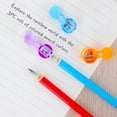 thumbnail image 3 of 12PC Rainbow Paper Pencils & 3PC Long Point Pencil Sharpeners, Cute Colored Paper Pencils for people, Portable Fun Pencil Set for  office Supplies, 3 of 6