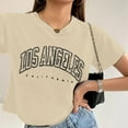 thumbnail image 2 of Women's T-Shirts Fashion Crop Top Short Sleeve Printed Casual Summer for Stylish Women, 2 of 5