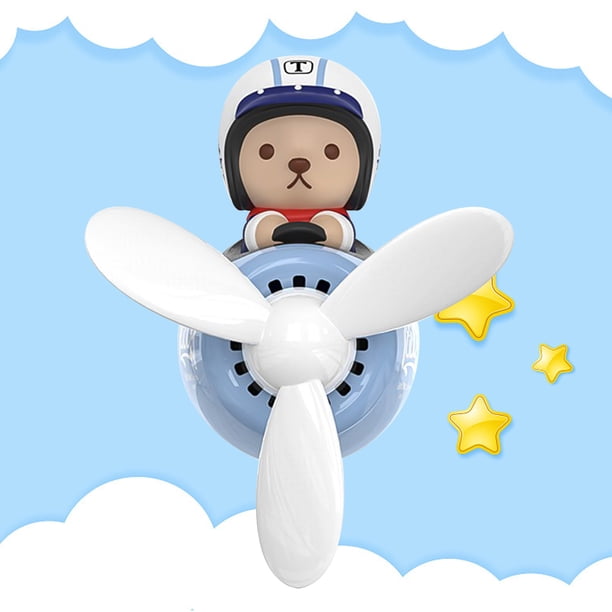 Ambientador De Coche Bear Pilot Air Outlet Aromaterapia Ornamento Clip-on Car Ambientador Decoración Sywqhk Accesorios para autos y motos