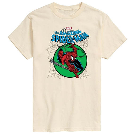 Marvel Spider-Man - Green Circle - Men's Short Sleeve Graphic T-Shirt