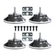 thumbnail image 4 of Niveladores de patas de mesa de billar Cola Ajustable con placas y tornillos Hardware, 4 of 7