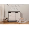 thumbnail image 2 of Babyletto Hudson Changer Dresser in Espresso and White, 2 of 3