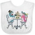 thumbnail image 3 of Inktastic Colorful French Poodles with Tea Boys or Girls Baby Bib, 3 of 4