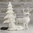 thumbnail image 2 of Northlight Cable Knit Sweater Sitting Reindeer Christmas Figure - 9.75", 2 of 5