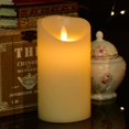 thumbnail image 1 of Luces de velas LED, juego de velas decorativas de 15 cm, vela sin llama de 300 horas con control remoto de 10 botones. Llama LED intermitente, hecha de cera auténtica en color marfil., 1 of 5