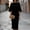 Black, variant on Morttic Women's Elegant Boat Neck Midi Pencil Dress – Flare Sleeve Slim Bodycon Office Formal Wedding Dress Apricot,S