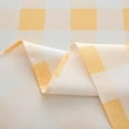 thumbnail image 5 of Yellow Buffalo Plaid Tablecloth 60" X 102" Rectangle Tablecloth - Yellow and White Checkered Gingham Oblong Polyester Table Cover Reusable Water Resistant for Spring Summer Holiday Party Dinner Décor, 5 of 6