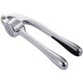 thumbnail image 1 of Prensa de ajo avanzada, trituradora de ajo, con peladora de tambor de silicona y cepillo de limpieza - plata brillante, 1 of 4