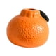 thumbnail image 1 of Jarrón de flores con forma de naranja, adorable maceta de cerámica para escritorio., 1 of 7