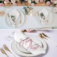 thumbnail image 2 of Cloth Napkins Set of 8 - 20x20 Inches, Pink Cherry Blossom Washable Reusable Table Napkins, Spring Branches Floral Watercolor Soft & Absortbent Dining Napkin for Party Wedding Hotel Restaurant, 2 of 8