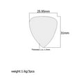 thumbnail image 2 of WRISTBIQUE 3Pcs Wood Guitar Plectrum Coffee Rosewood Easy Carry Lightweight Guitar Accessory, 2 of 8