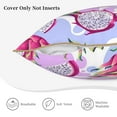 thumbnail image 3 of KLL Dragon Fruit Decorative Throw Pillow Covers Velvet Soft for Couch Sofa Bedroom Living Room Outdoor (No pillow core)- 18"x18", 3 of 5